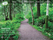 Tablet Screenshot of bowenislandtours.com